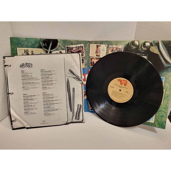 Grease Original Soundtrack Double Vinyl LP Record Album 1st Edition 1978 - Picture 5 of 11